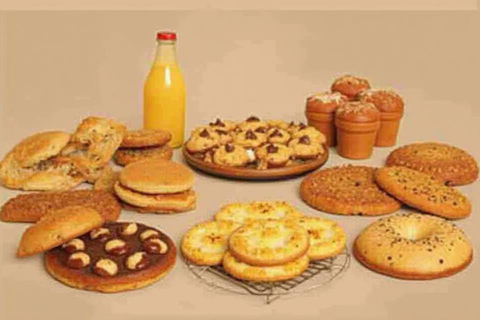 Sélection de produits de boulangerie