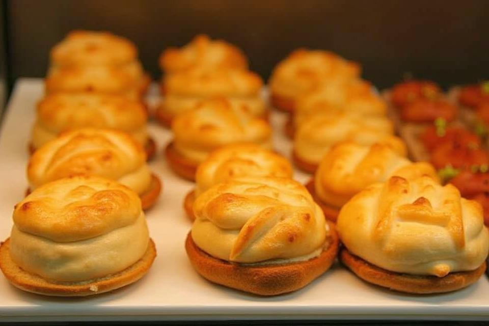 Vitrine de présentation des pâtisseries